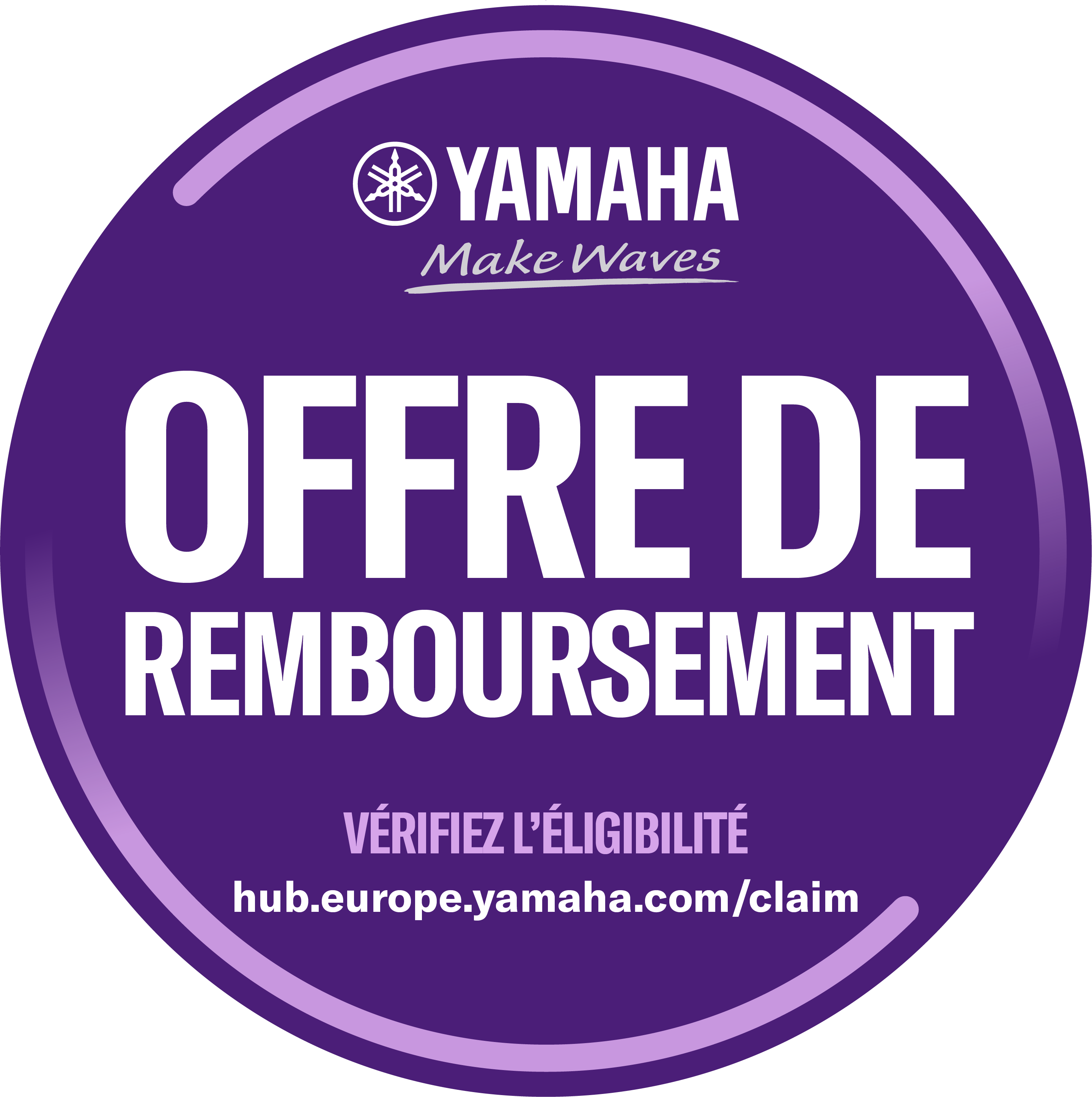 Yamaha - Offre de remboursement